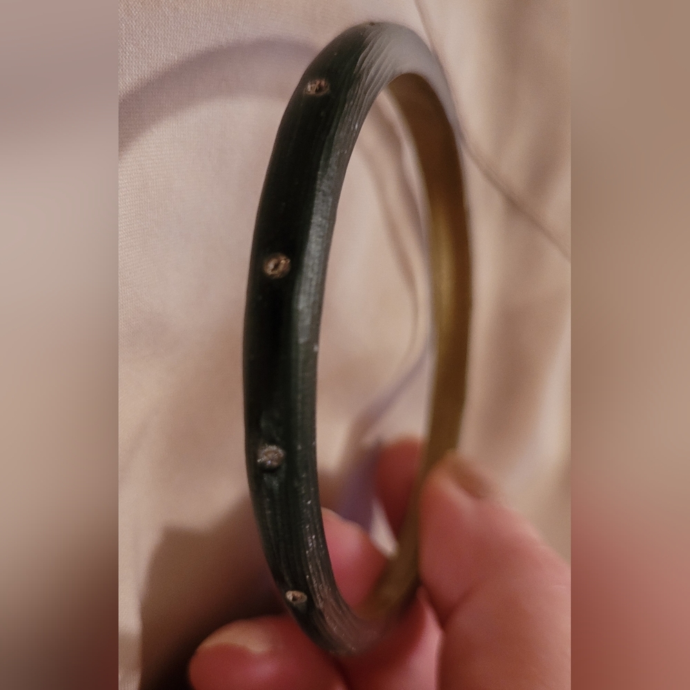 Alexis Bittar graduated width resin Bangle